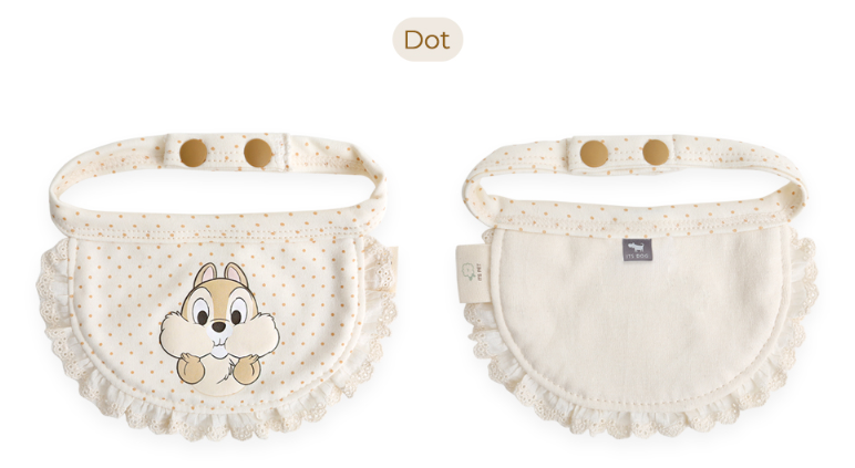 Disney organic Chip'n Dale Bib