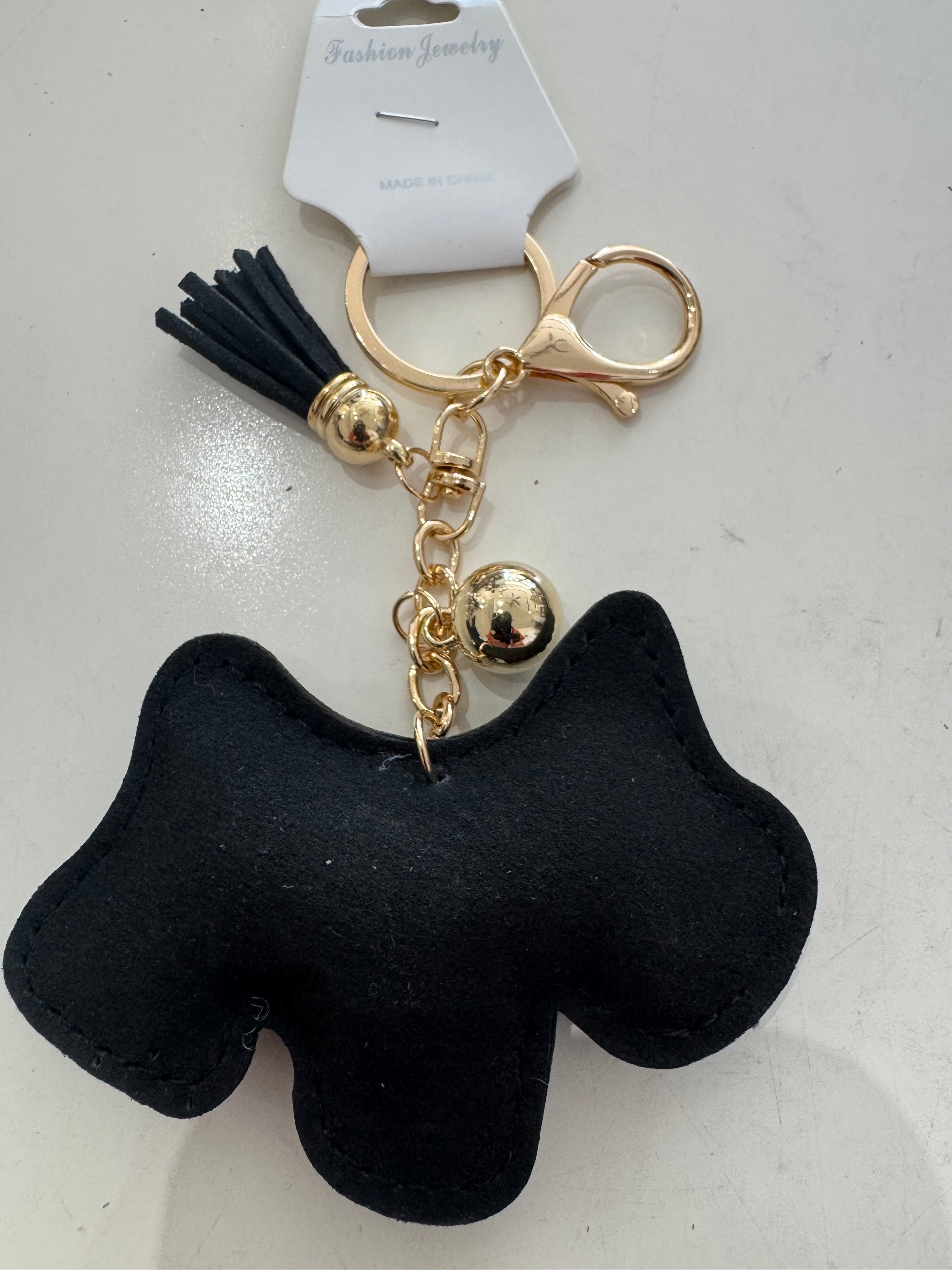 Rhinestone agata keychain
