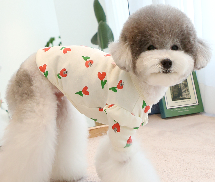 Heart Tulip Frill T shirt