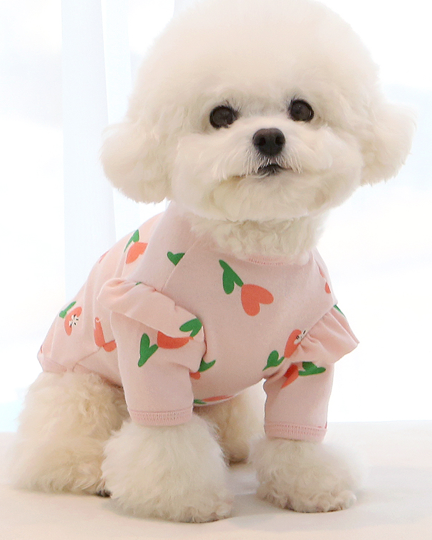 Heart Tulip Frill T shirt